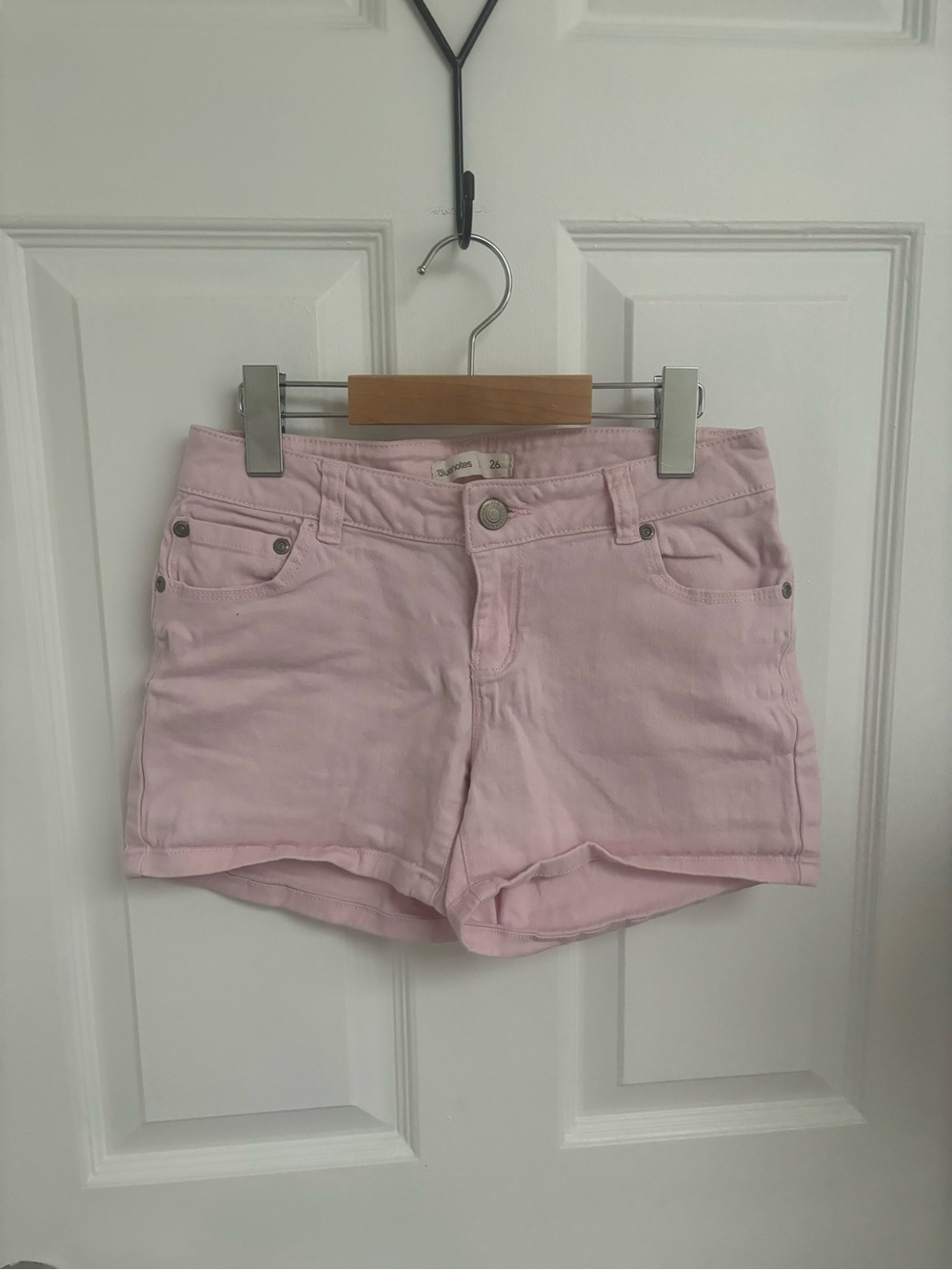 Bluenotes Pastel Pink Denim Shorts